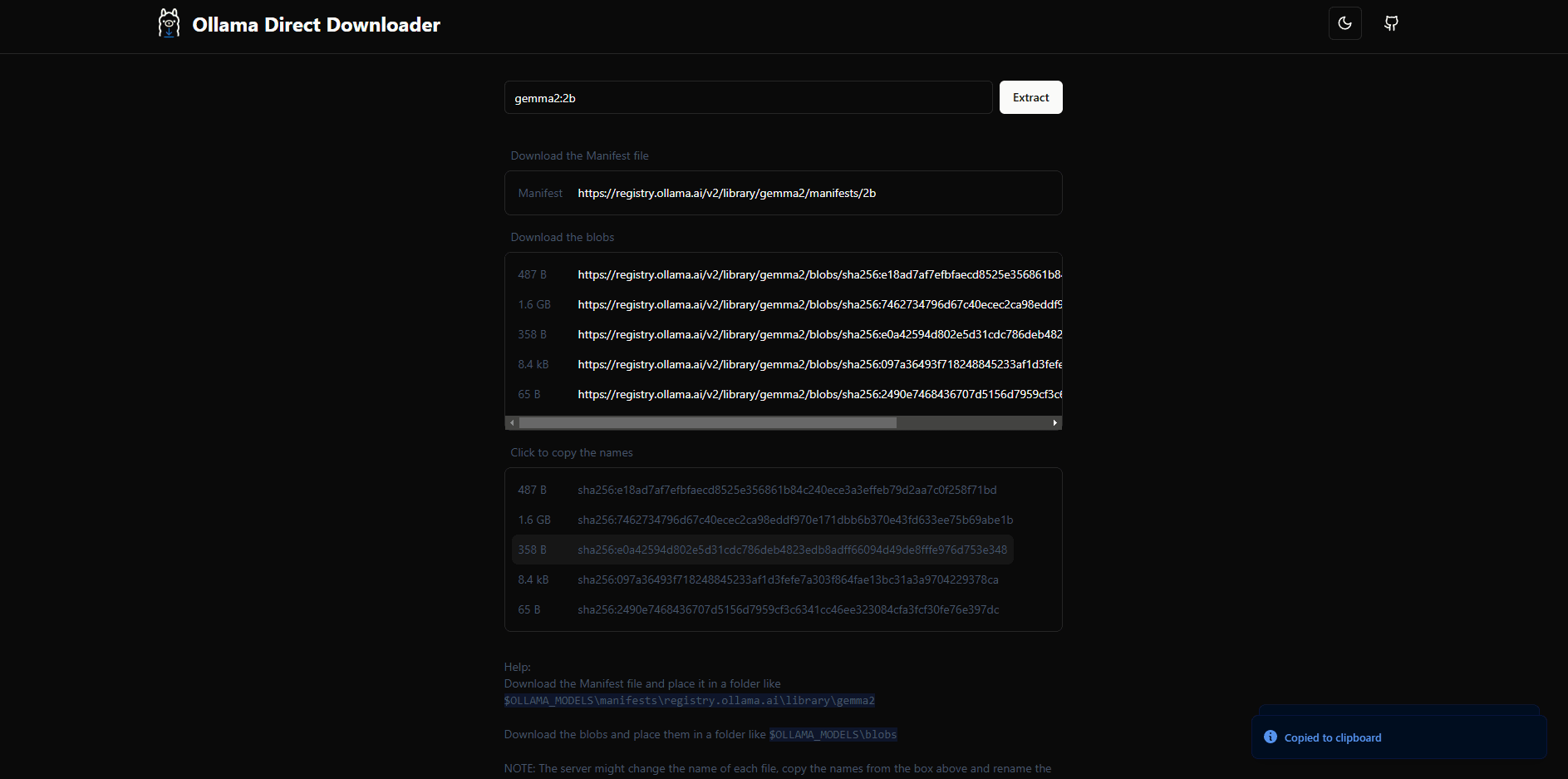 Ollama Direct Downloader image